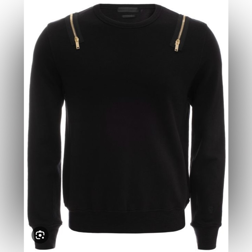 Alexander McQueen Zipper Crewneck Sweatshirt